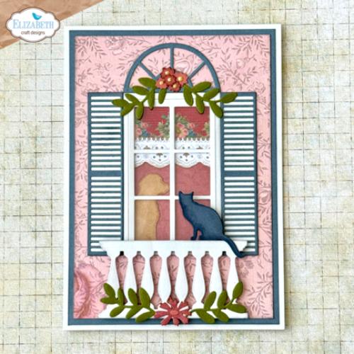 Elizabeth Craft Designs Romantic Revival Die Through the Window (2302)