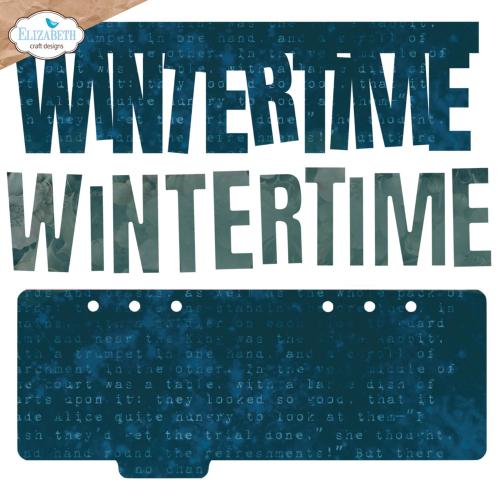 Elizabeth Craft Designs - Wintertime wordstrip Die Set (2316)
