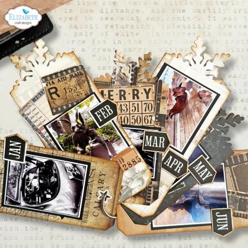 Elizabeth Craft Designs - Winter tags Die Set (2317)