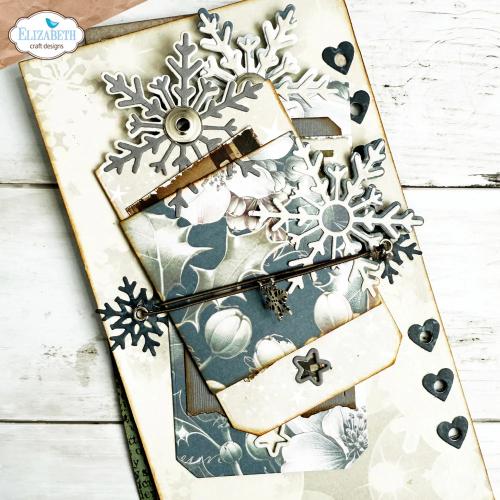 Elizabeth Craft Designs - Winter tags Die Set (2317)