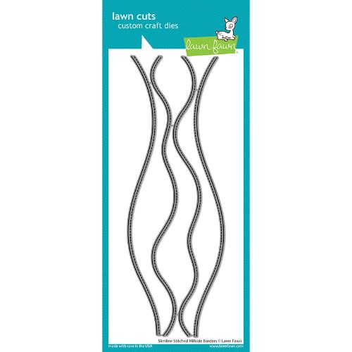 Lawn Cuts - Slimline Stitched Hillside Borders Dies