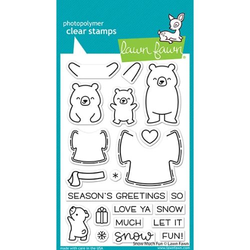 Lawn Fawn - Stamps - Snow Much Fun
