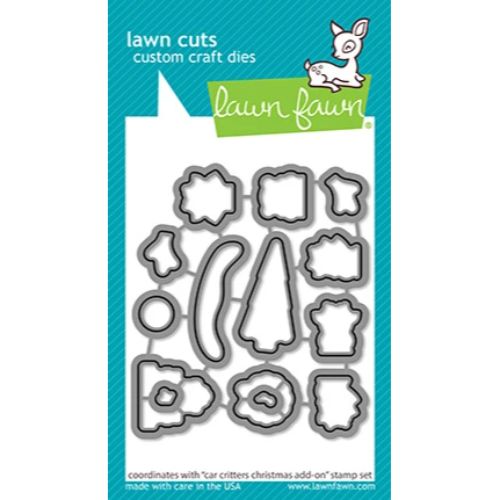 Lawn Fawn - Lawn Cuts - Car Critters Christmas Add-On Dies