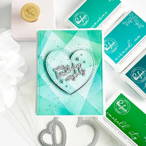 Pinkfresh Studio - Overlapping Geometrics stencil