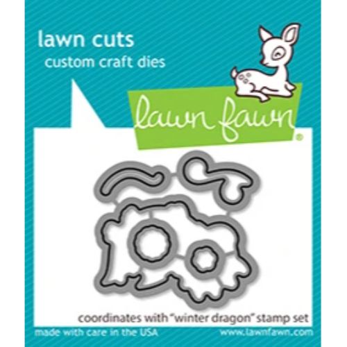 Lawn Fawn - Lawn Cuts - Winter Dragon Dies
