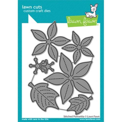 Lawn Fawn - Lawn Cuts - Stitched Poinsettia Dies