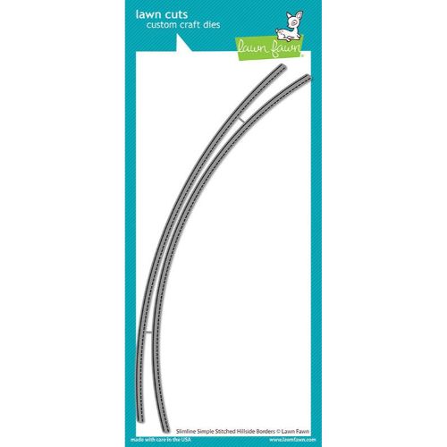 Lawn Fawn - Lawn Cuts - Slimline Simple Stitched Hillside Borders Dies