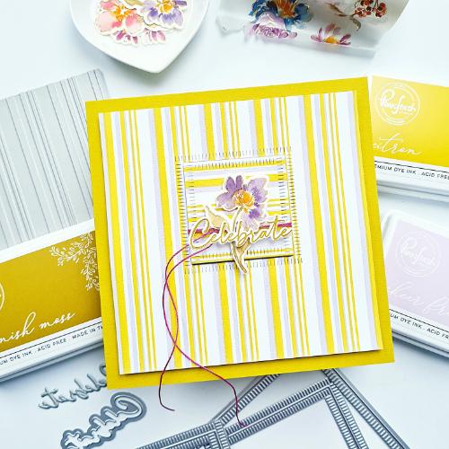 Pinkfresh Studio - Plaid Press plate