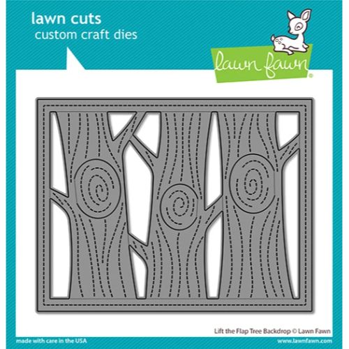 Lawn Fawn - Lawn Cuts - Lift the Flap Tree Backdrop Die