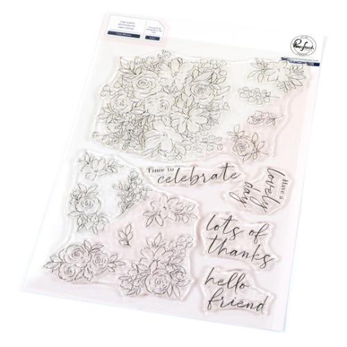 Pinkfresh Studio - Cozy Blooms stamp