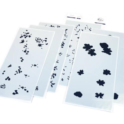 Pinkfresh Studio - Cozy Blooms stencil