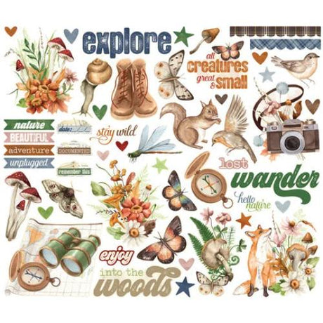 Simple Stories Simple Vintage Woodlands Bits & Pieces (24722)