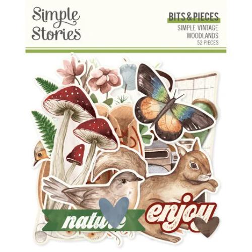 Simple Stories Simple Vintage Woodlands Bits & Pieces (24722)