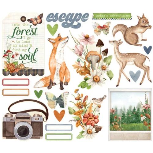 Simple Stories Simple Vintage Woodlands Big Bits & Pieces (24724)