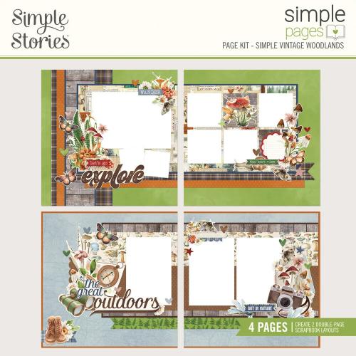Simple Stories Simple Vintage Woodlands Simple Pages Kit (24735) - Postage as per Actual