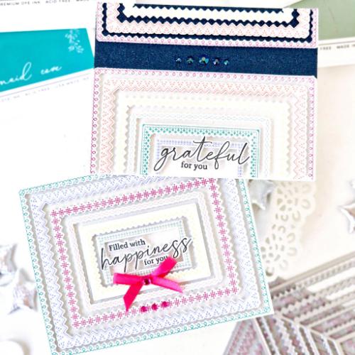 Pinkfresh Studio - Decorative Frames pressplate