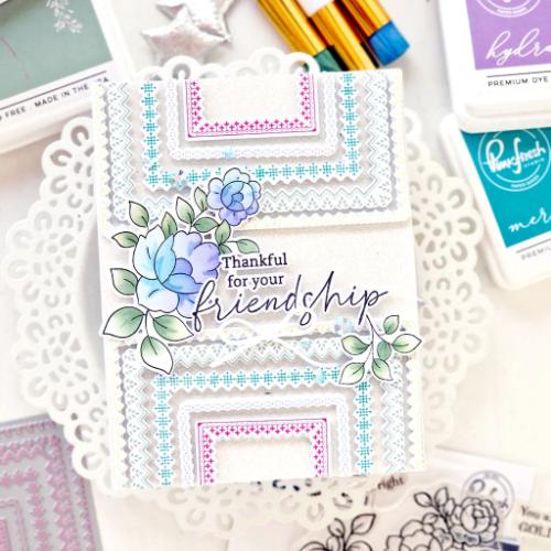 Pinkfresh Studio - Decorative Frames pressplate