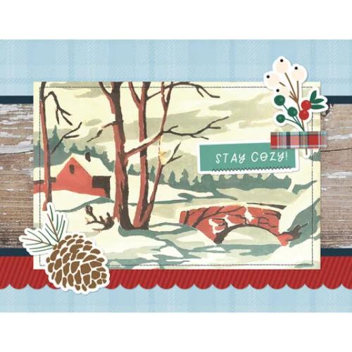 Simple Stories Simple Vintage Flannel Season Simple Cards Kit (25327) - Postage as per actual