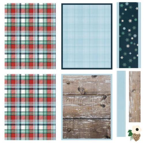 Simple Stories Simple Vintage Flannel Season Simple Cards Kit (25327) - Postage as per actual