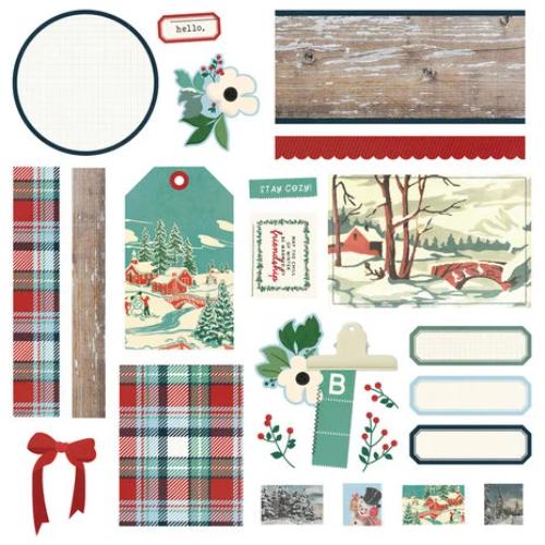 Simple Stories Simple Vintage Flannel Season Simple Cards Kit (25327) - Postage as per actual