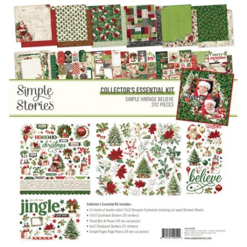 Simple Stories Simple Vintage Believe Collectors Essentials Kit (25501) - Postage as per Actual