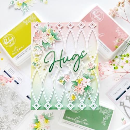 Pinkfresh Studio - Interlaced Diamonds press plate