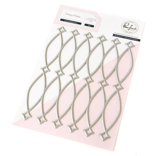 Pinkfresh Studio - Interlaced Diamonds press plate