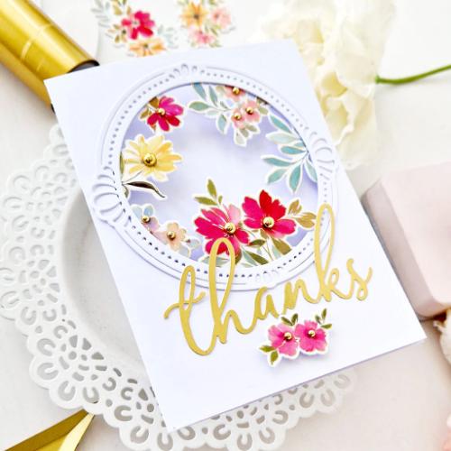 Pinkfresh Studio - Foiled Script Sentiment ephemera