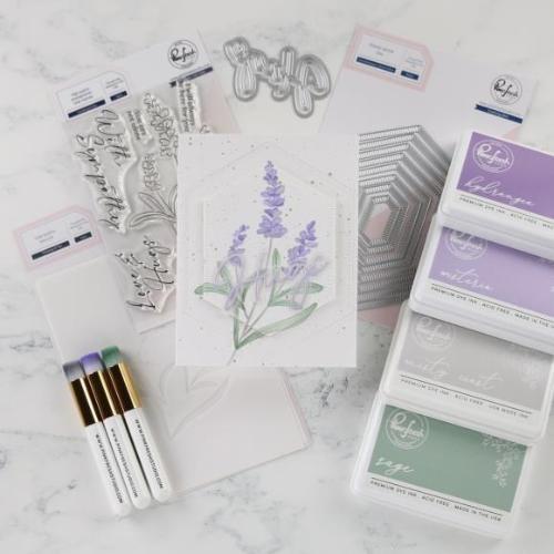 Pinkfresh Studio - Thinking of You stencil