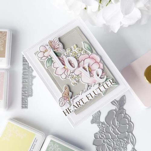 Pinkfresh Sudio - Butterflies in Bloom press plate