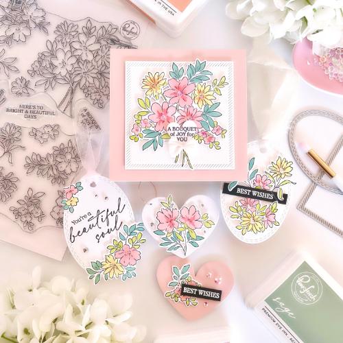 Pinkfresh Studio - Flowers for the Soul stamp