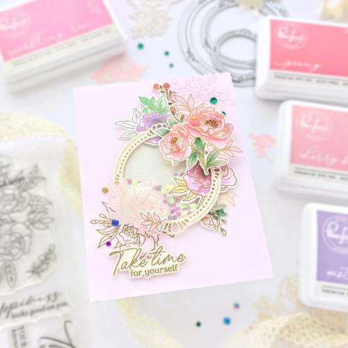 Pinkfresh Studio - Peony Perfection die