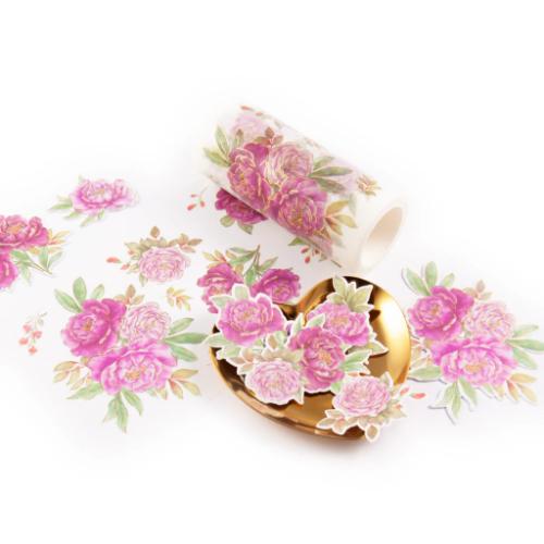 Pinkfresh Studio - Peony Perfection: Pink washi