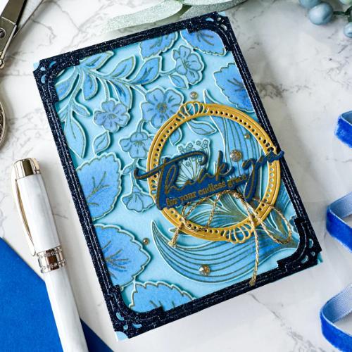 Pinkfresh Studio - Foliage Flair stencil