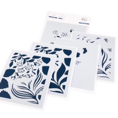 Pinkfresh Studio - Foliage Flair stencil