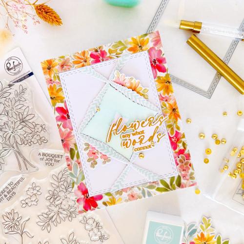 Pinkfresh Studio - Leafy Lattice die