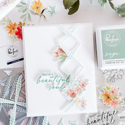 Pinkfresh Studio - Leafy Lattice die