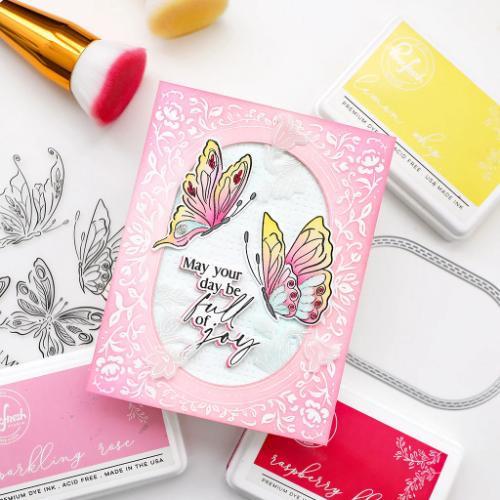 Pinkfresh Studio - Butterfly Bliss stencil