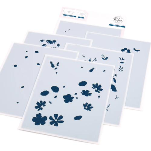 Pinkfresh Studio - Garden Medley stencil