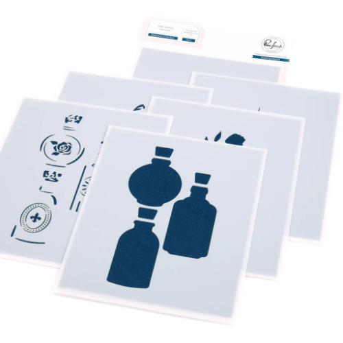 Pinkfresh Studio - Keepsakes of the Heart stencil