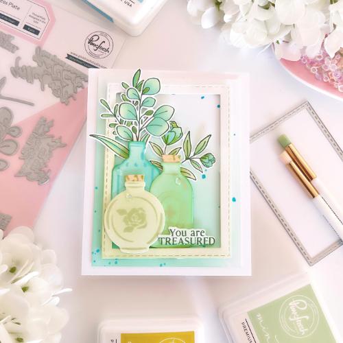 Pinkfresh Studio - Keepsakes of the Heart press plate