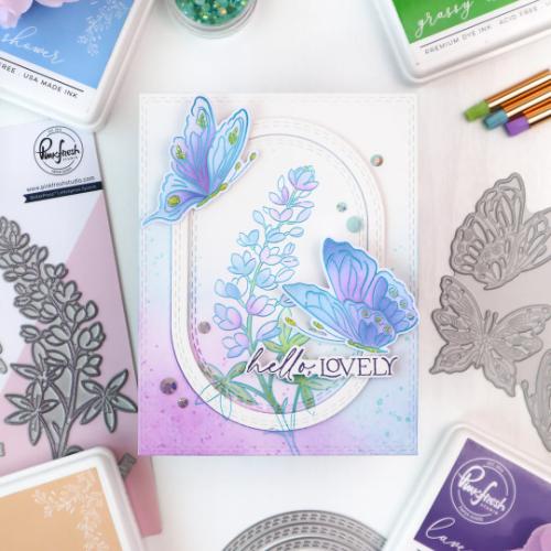 Pinkfresh Studio - Bluebonnet Bliss stencil