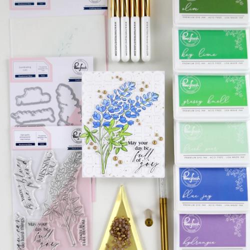 Pinkfresh Studio - Bluebonnet Bliss stencil
