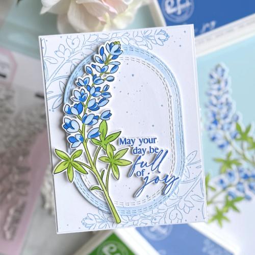 Pinkfresh Studio - Bluebonnet Bliss stencil