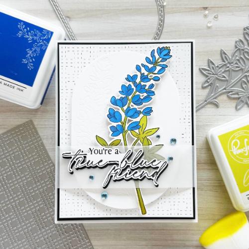 Pinkfresh Studio - Bluebonnet Bliss press plate