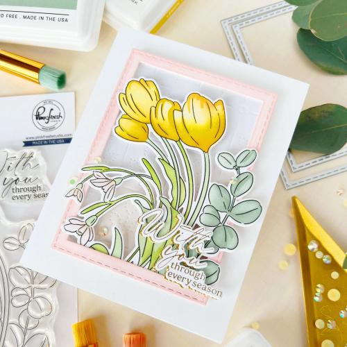 Pinkfresh Studio - Timeless Tulips stencil