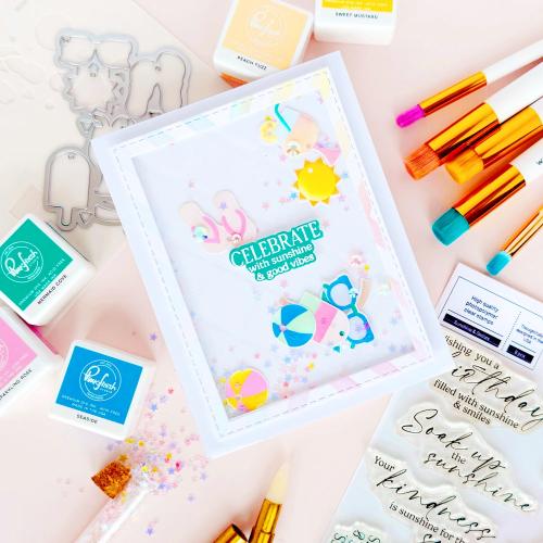 Pinkfresh Studio - Summer Fun stencil