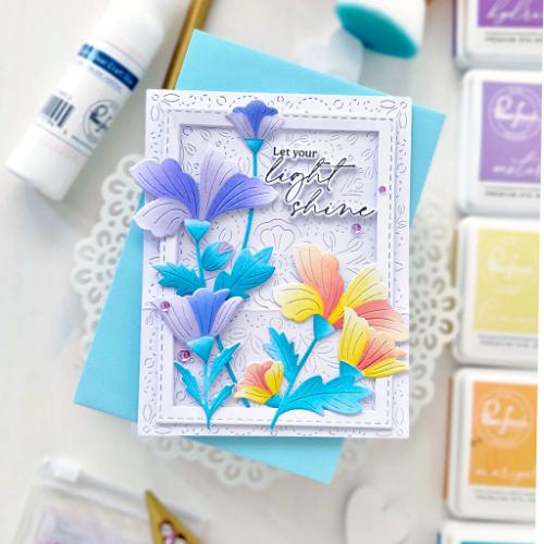 Pinkfresh Studio - Petal Perfection stencil