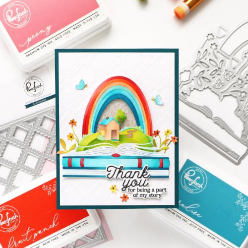 Pinkfresh Studio - Lacy Lattice coverplate die