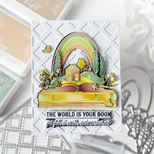 Pinkfresh Studio - Lacy Lattice coverplate die